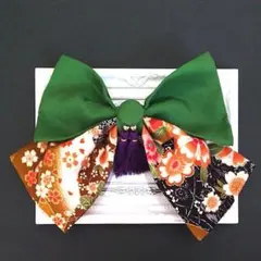 大正ろまん和風リボンバレッタ