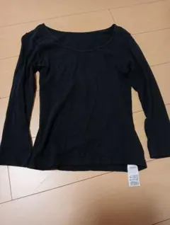 黒い長袖　Mサイズ 100%コットン　アンダーウェア　肌着　シャツ　インナー