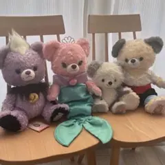 ユニベアシティ ディズニー ぬいぐるみ コスチューム アリス 5体セット