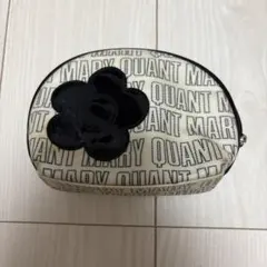 MARY QUANT ロゴポーチ 花モチーフ