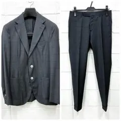 ◇BOGLIOLI CALAIS 春夏スーツ　44　ウィンドーペン管4815のサムネイル