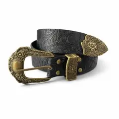 【新品】デザインベルト アンティーク調 レディース　2本まとめて