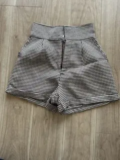 GRL 千鳥柄ショートパンツ S