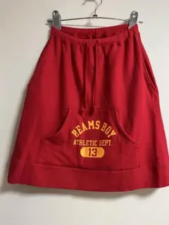 BEAMS BOY レッドスカート 13