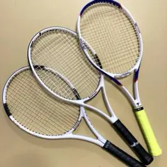 硬式テニスラケット　TOALSON トアルソン　GOSEN ゴーセン　3本セットのサムネイル