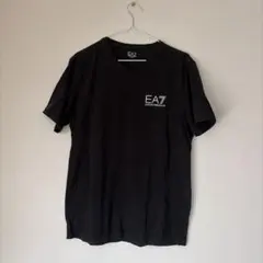 EA7 Emporio Armani 黒 Vネック Tシャツ