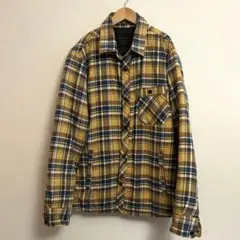 【美品】ナノ・ユニバース×西川ダウン　チェック柄アウター　メンズ