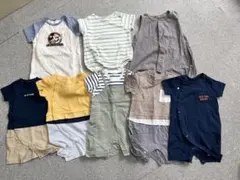 【1着あたり225円】ロンパース70cm 8点セット　まとめ売り　男の子