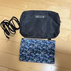 ★新品未使用 AG by aquagirl ショルダーバッグ 花柄ポーチのサムネイル