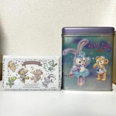 東京ディズニーリゾート シー ダッフィー フレンズ ステラルー お菓子缶 セット