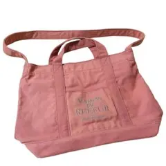 ♡MAISON DE REEFUR♡ピンク マザーズバッグ　M キャンバストート