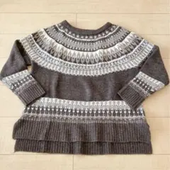 CIAOPANIC TYPY ノルディック柄ニット