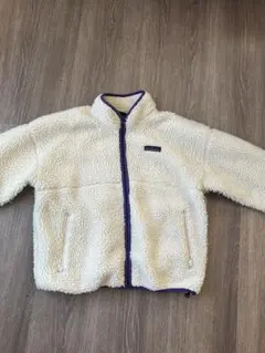 フリースジャケット クリーム色
