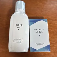 LUBEE ルビーマウスウォッシュ＆ホワイトニングシート