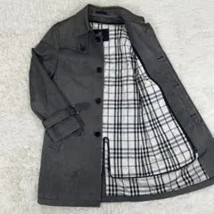 美品】希少 バーバリーブラックレーベル トレンチコート ノバチェック