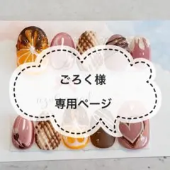 【ごろく様専用】ネイルチップ No.123