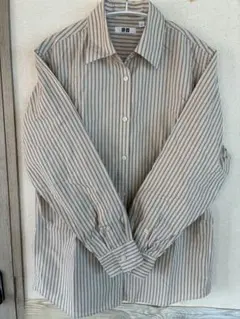 UNIQLO U ストライプ柄 長袖シャツ S