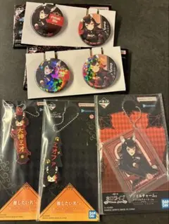 一番くじ　ホロライブ　大神ミオ　アクリルチャーム　缶バッチ　推したい名！賞