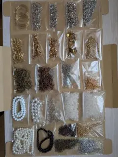 詰め合わせ　金具　ピアスフック　ビーズ　パール　キャッチ