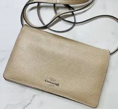COACH　ショルダー　ウォレット　ポシェット