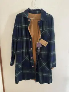 リバーシブル チェック柄 ジャケットのサムネイル
