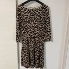 kate spade レオパード柄ワンピース