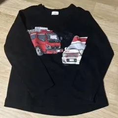 SKÄRPE ブラック 長袖カットソー 120