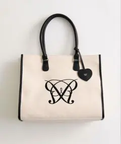 【新品 即購入◎】Aimerianejoieハートミラーチャーム付きトート