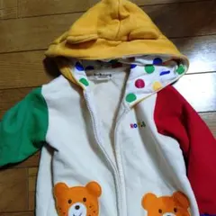 ホットビスケッツ　フード付きパーカー　80サイズ