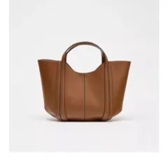 ステッチミニシティバッグ　ZARA