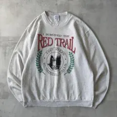 つ*ば様 90s USA製　RED TRAIL　スウェット　スーベニア　カレッジ