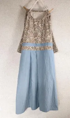 秋op*ダンガリー×森の動物·ドルマンスリーブ·岡山デニム