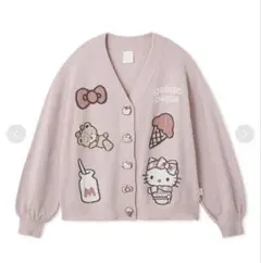 サンリオハウス　カーディガン　カーデ　キティ ジェラートピケ ジェラピケ ピンク