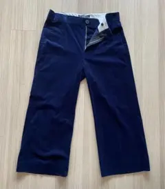 ZARA 紺コーデュロイワイドパンツ