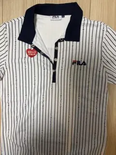FILA ゴルフポロシャツ Mサイズ ストライプ