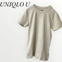 ユニクロ UNIQLO コットン100 Tシャツ アイボリー 【S】 さらさら