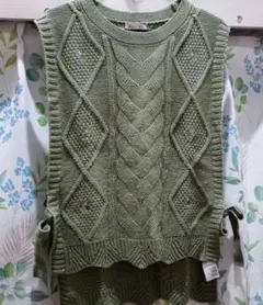 サマンサモスモス　ニットベスト