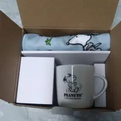 新品　スヌーピー　マグカップ＆ハンドタオルセット