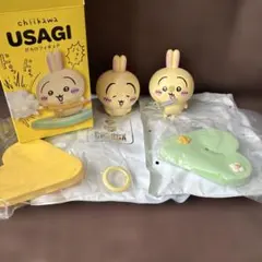 ちいかわ　chiikawa USAGIだらけフィギュア　3.ハサミ　6.天使の輪