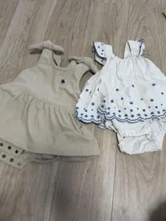 【美品】POLO baby ワンピース 女の子 70cm 2点セット