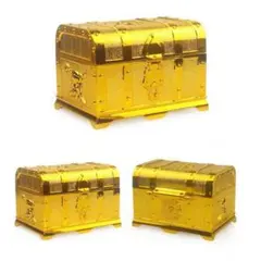 送込#新品#ジュエリーボックス 宝箱 アンティーク ゴールド アクセサリー 収納