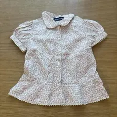 美品【Ralph Lauren】80 小花柄×丸襟♡上品で可愛いトップス