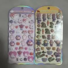 【正規品】ベイマックス・ズートピア　コットンパフィシールセット