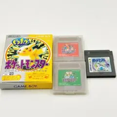 ポケットモンスター ピカチュウ／赤／緑／銀 ゲームボーイ ソフトセット
