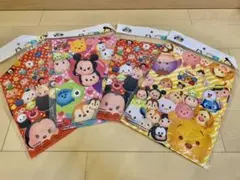 【新品】ディズニーツムツム　大判手さげ袋　４枚セット