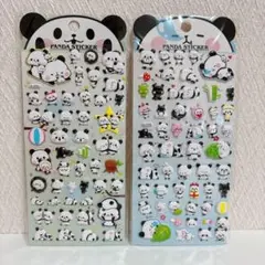 新品✨ぷくぷく シール パンダシール パンダ 2枚セット