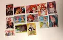 五等分の花嫁 カードとシール13枚セット