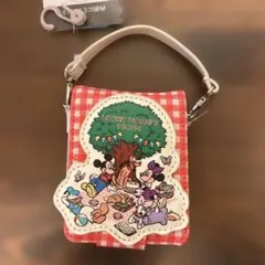 しまむら ミラー付きポーチ ピクニック