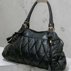 DKNY ハンドバッグ ブラック ローズモチーフ archive y2k - メルカリ