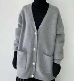 未使用★アパルトモン Pearl botton Vneck Cardiganのサムネイル